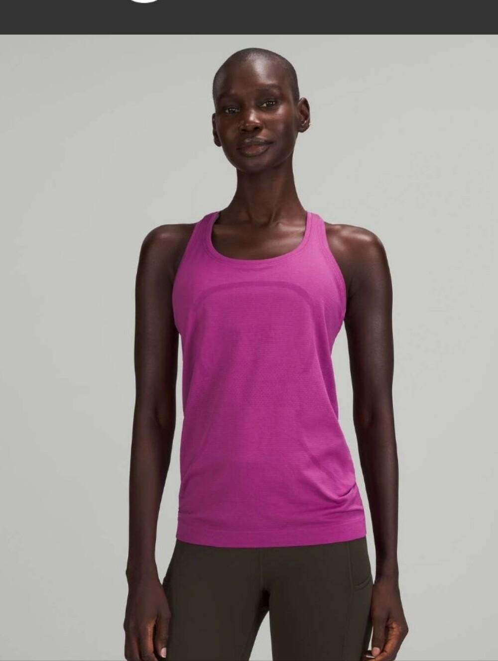 Lululemon Swiftly Tech Tank Women's 6 Black Tank Top Racerback